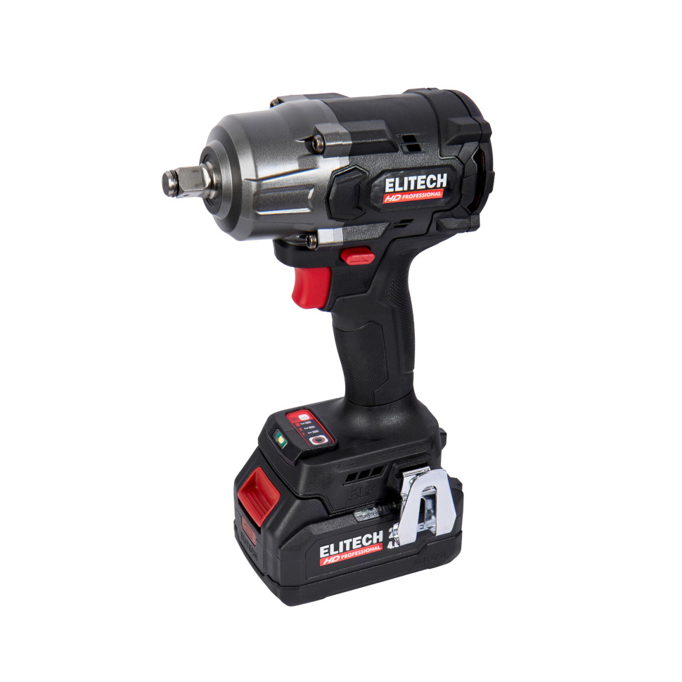 Гайковерт ударный аккумуляторный Elitech HD CW 2009SL (1/2", 850Нм, 1х4,0А/ч) E2201.059.01
