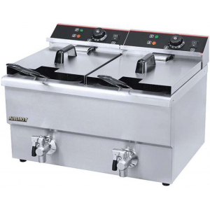 Фритюрница Airhot EF10T+10T С КРАНОМ
