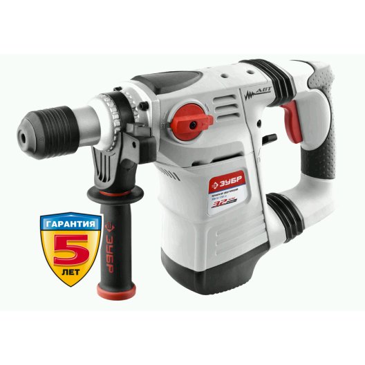 Перфоратор SDS-plus Зубр ЗПВ-32-1250 ЭВК
